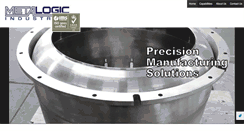 Desktop Screenshot of metalogicind.com